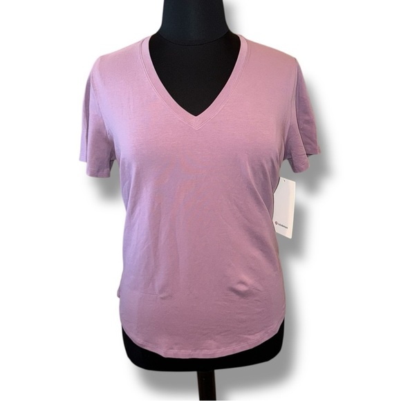 NWT LULULEMON Love V-Neck - Size 14 Lavender Lux - Picture 2 of 13